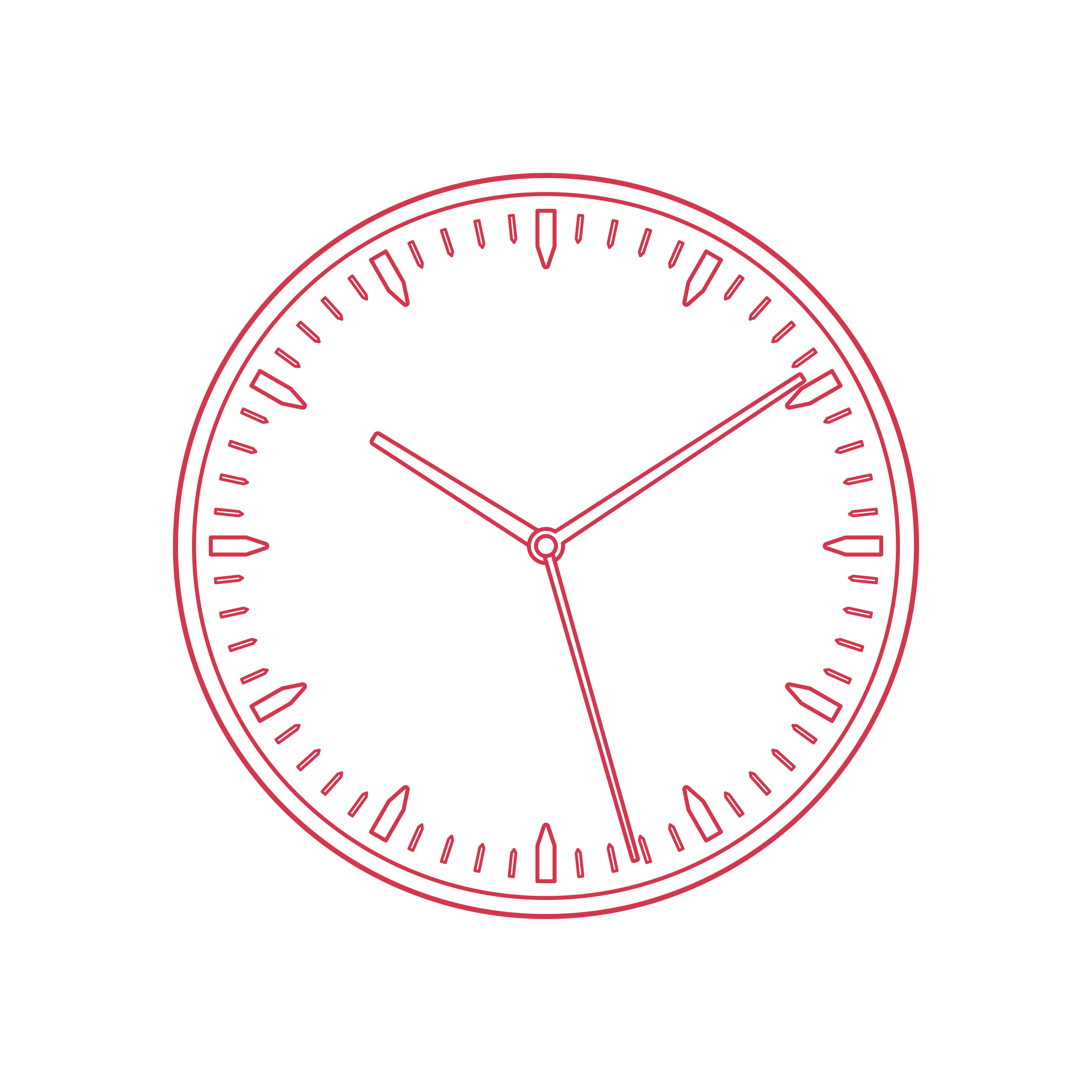 Objects Wall Clocks Ikea Skarig Wall Clock Sticker Outline Svg File Free Vectors